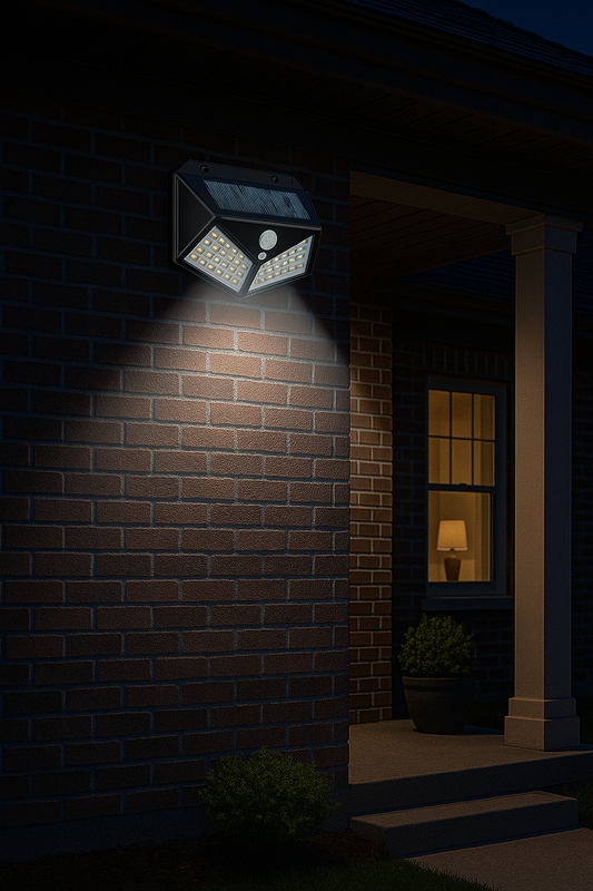 Multifunctional Solar Lamp Outdoor Garden Decoration Solar LED Light Waterproof Sunlight Powered Spotlight with Motion Sensor